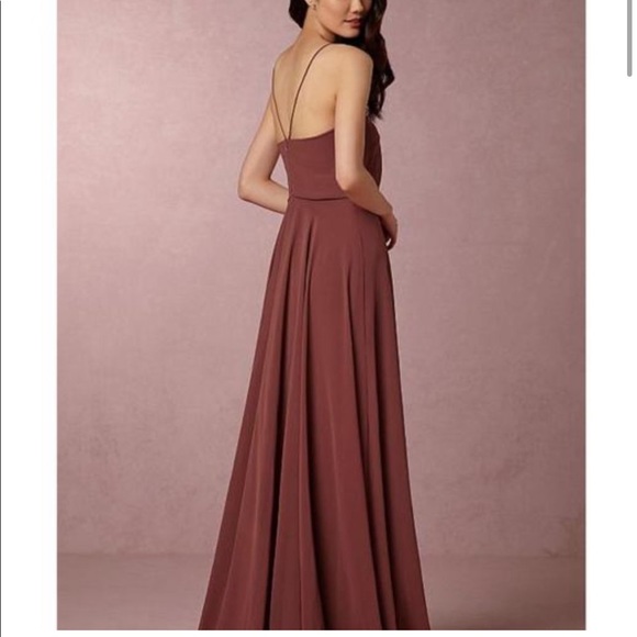 Jenny Yoo Cinnamon Rose bridesmaid dress gown - Picture 2 of 9